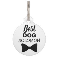 Meilleur chien animal mariage élégant noir