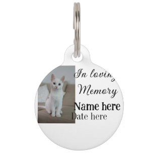 Médaillon Pour Animaux Mémento commémoratif en souvenir affectueux ajoute
