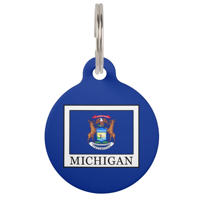 Médaillon Pour Animaux Michigan (Devant)