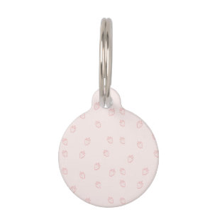 Médaillon Pour Animaux Minimalisme aux fraises