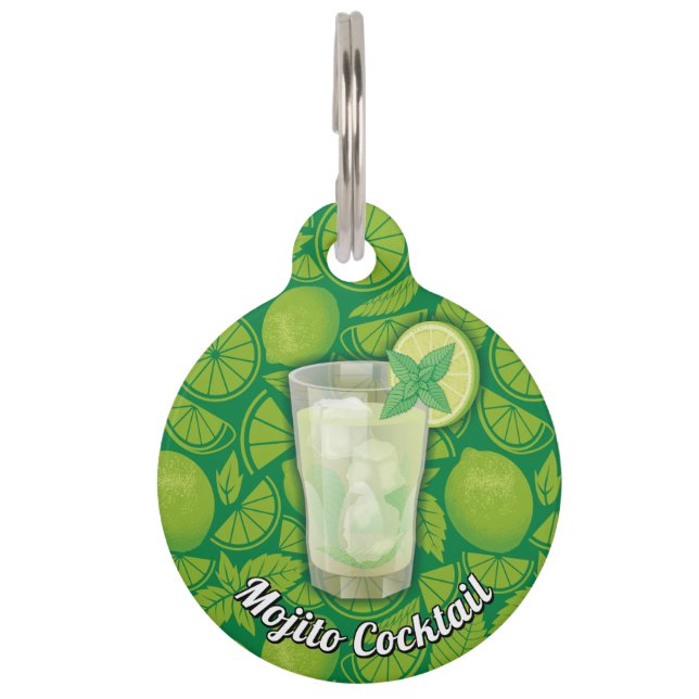 Médaillon Pour Animaux Mojito (Devant)