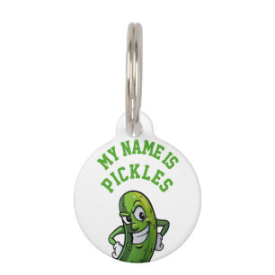 Médaillon Pour Animaux Mon nom est pickles