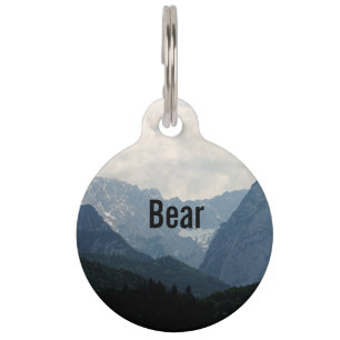 Médaillon Pour Animaux Montagnes alpines Pays Nature Photo