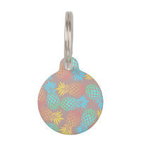 motif coloré tropical d'ananas d'été élégant
