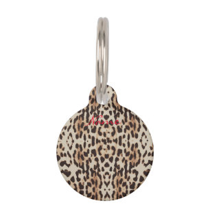 Médaillon Pour Animaux Motif des points Leopard Thunder_Cove