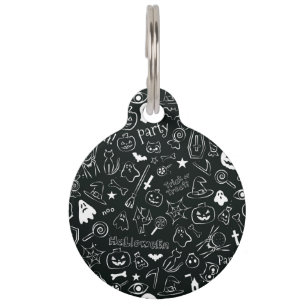 Médaillon Pour Animaux Motif Halloween 1