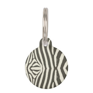 Médaillon Pour Animaux Motif Poster de animal Zebra Stripe