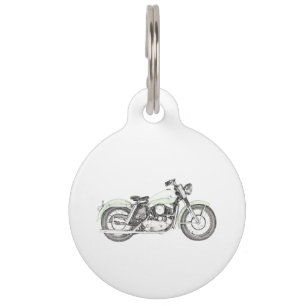 Médaillon Pour Animaux Moto sportif 1957