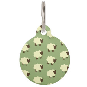 Médaillon Pour Animaux Moutons