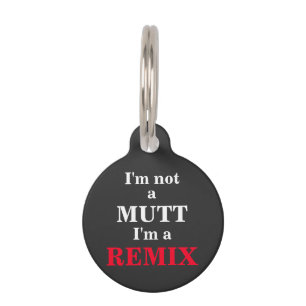 Médaillon Pour Animaux Mutt chien drôle spécial remix mignon unique