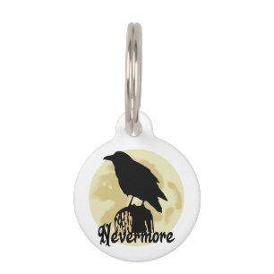Médaillon Pour Animaux Nevermore Raven