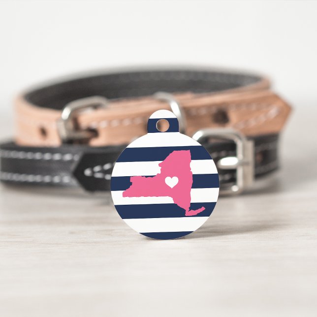 Médaillon Pour Animaux New York Heart (Créateur téléchargé)