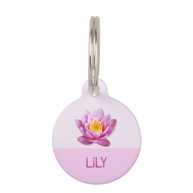 Médaillon Pour Animaux Nom de chien de chat Lily (Devant)