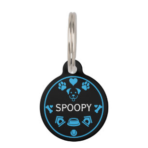 Médaillon Pour Animaux Nom du chien drôle