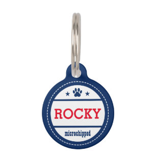 Médaillon Pour Animaux Nom du chien Microchipped Appeler Mes gens