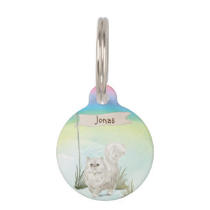 Médaillon Pour Animaux Nom personnalisé Animal de chat persan