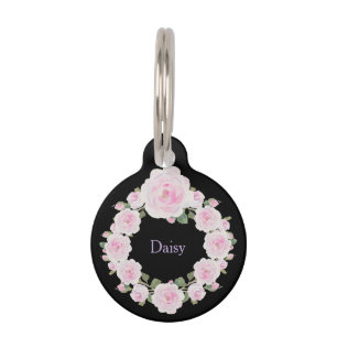 Médaillon Pour Animaux Nom personnalisé, Texte, Collier de chien avec cou