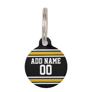 Médaillon Pour Animaux Nombre nommé fait sur commande du Jersey du