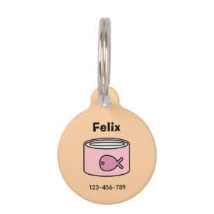 Médaillon Pour Animaux Nourris-moi ! Chat