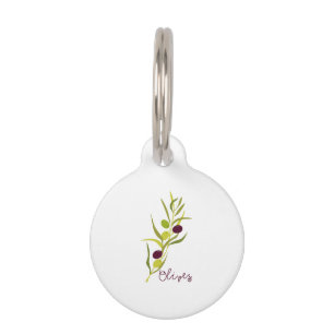 Médaillon Pour Animaux Olives