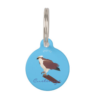 Médaillon Pour Animaux Osprey Hawk Raptor Thunder_Cove