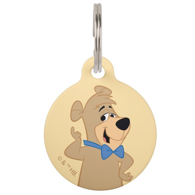 Médaillon Pour Animaux Ours Boo-Boo Précocieux (Devant)
