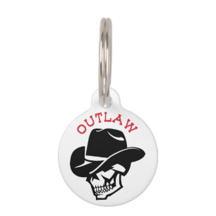 Médaillon Pour Animaux Outlaw