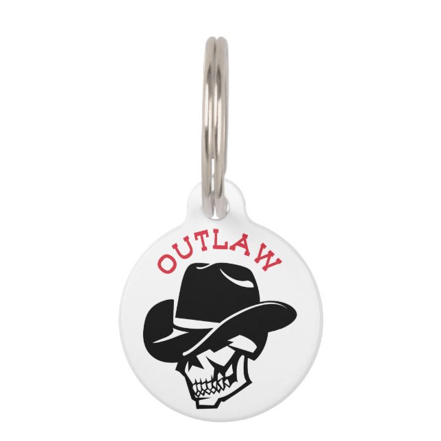 Médaillon Pour Animaux Outlaw (Devant)