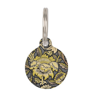 Médaillon Pour Animaux Papier peint Floral Arts Crafts de William Morris 
