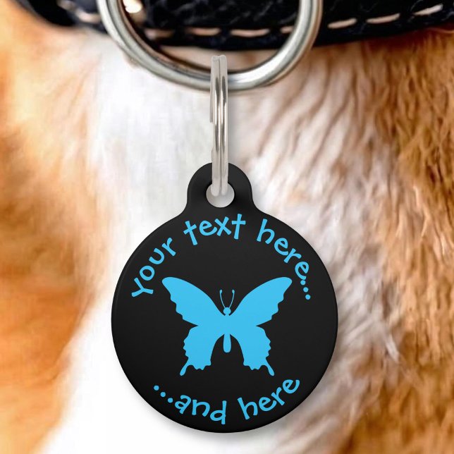 Médaillon Pour Animaux Papillon d'Ulysse (Créateur téléchargé)