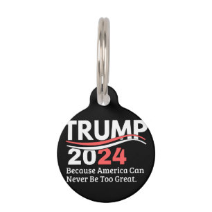 Médaillon Pour Animaux pare-chocs trump 2024