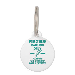 Médaillon Pour Animaux Parking uniquement