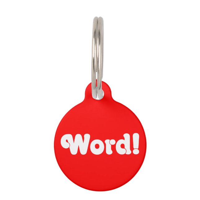 Médaillon Pour Animaux Parole ! (Devant)