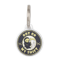 Pas sur mon poste Grim Reaper Citation d'Halloween