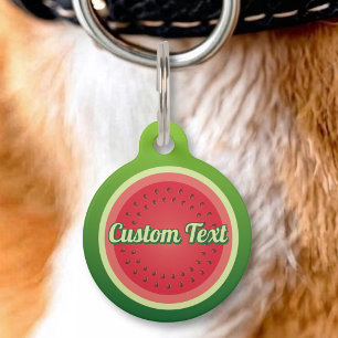 Médaillon Pour Animaux Pastèque