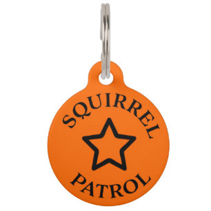 Médaillon Pour Animaux Patrouille des écureuils