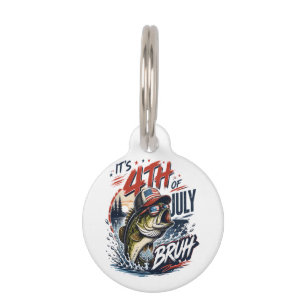 Médaillon Pour Animaux Pêche de la basse brute du 4 juillet