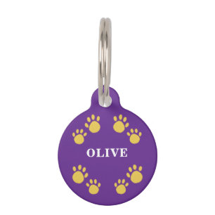 Médaillon Pour Animaux Personnalisable Unique, Pattes