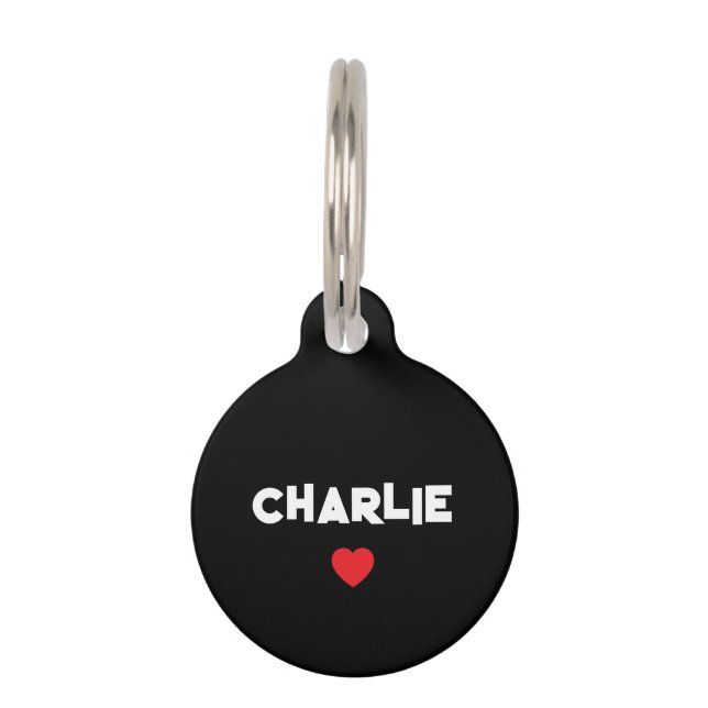 Médaillon Pour Animaux Personnalisé (Devant)