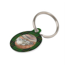 Personnaliser Chat Vert Forbes Tartan