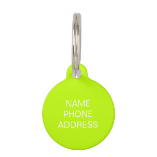 Médaillon Pour Animaux Personnaliser personnalisation chaux chien Nom ID