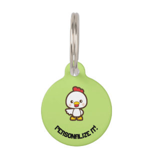 Médaillon Pour Animaux Petit poulet