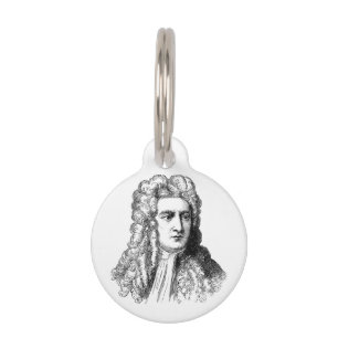 Médaillon Pour Animaux Physique célèbre de maths de scientifique de