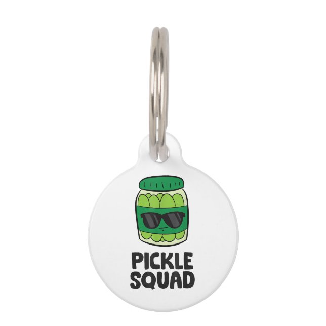 Médaillon Pour Animaux Pickle Lover Team Pickles Funny Pickle Squad (Devant)