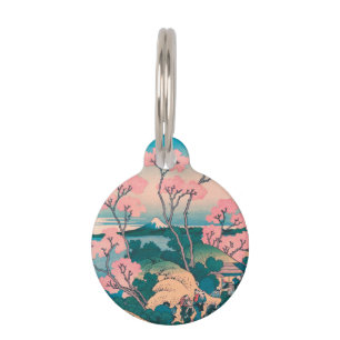 Médaillon Pour Animaux Pique-nique de printemps sous les fleurs des ceris