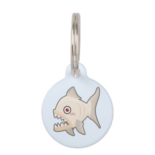 Médaillon Pour Animaux Piranha de Kawaii