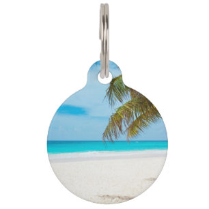 Médaillon Pour Animaux Plage du Paradis tropical