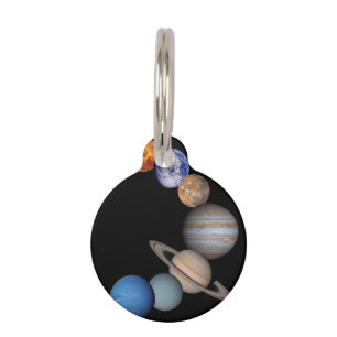 Médaillon Pour Animaux Planètes du système solaire