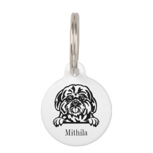 Médaillon Pour Animaux plaque de nom personnalisée pour chien shih tzu
