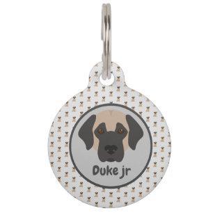 Médaillon Pour Animaux Plaque d'identité de collier de chien